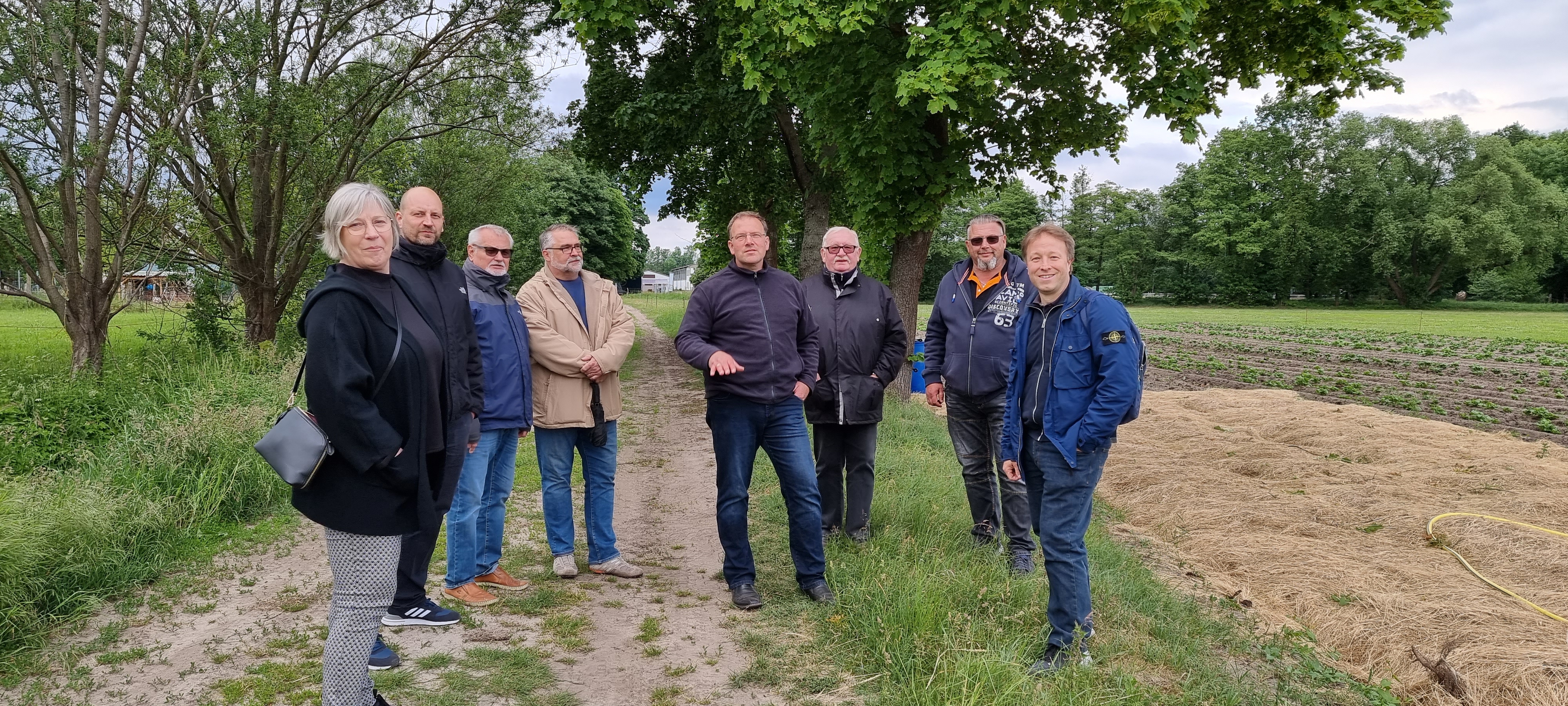 Mitglieder der CDU Neuruppin in Wulkow