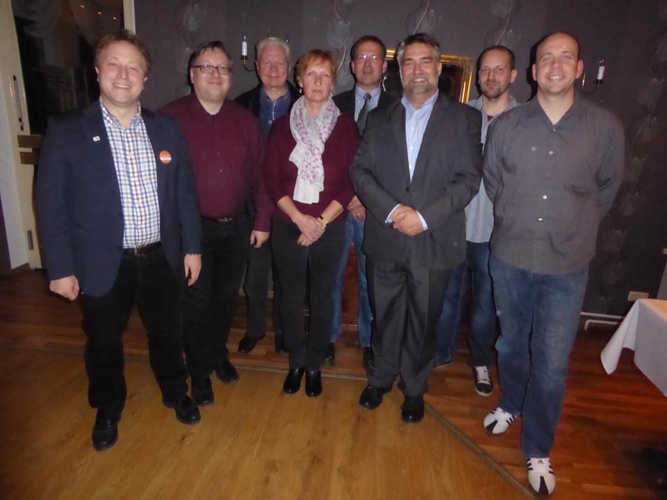 v.l.n.r.Sebastian Steineke MdB, Michael Antonow, Jrgen Apelt, Annette Thiebach, Sven Deter, Michael Gayck, Andreas Gutteck und Michael Peter