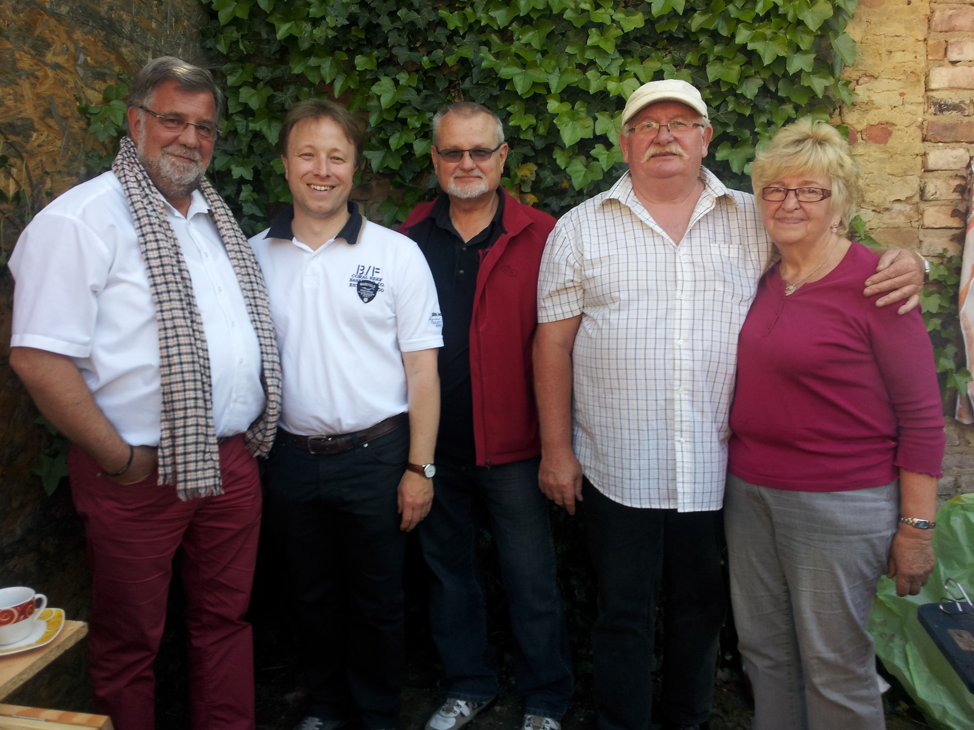 Jens-Peter Golde, Sebastian Steineke, Heinz Stawitzki, Rainer Ebersold und Leopoldine Schmidt.